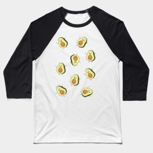 Cute avocado pattern Baseball T-Shirt